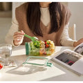 Salad Pod Mason Jar – Lekvrije Saladebeker met Dressing Compartiment
