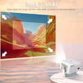 Magcubic Smart Projector 360° – Native 1080P Beamer voor WK, Films & Gaming