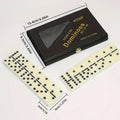 Dubbel Zes Domino Spelset Voorkomt Verveling voor Reis en Familie