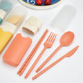 Herbruikbare Bestekset met Chopsticks – Travel Set met Doos voor Onderweg