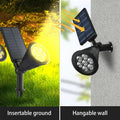 Solar Spotlight 9 LED Tuinverlichting Waterdicht voor Donkere Tuinpaden