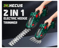 Accu Heggenschaar en Grasschaar 2-in-1 Compatibel met Makita 18V