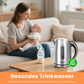Aigostar King Waterkoker 1,7L – 2200W RVS Waterkoker met LED Verlichting