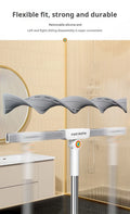 Siliconen Magic Broom met Draaibare Kop en Trekblad