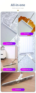 Siliconen Magic Broom met Draaibare Kop en Trekblad