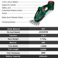 Accu Heggenschaar en Grasschaar 2-in-1 Compatibel met Makita 18V
