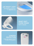 Smart Toiletbril met Bidet &amp; Verwarming – Automatische Deksel, Warm Water en Droogfunctie