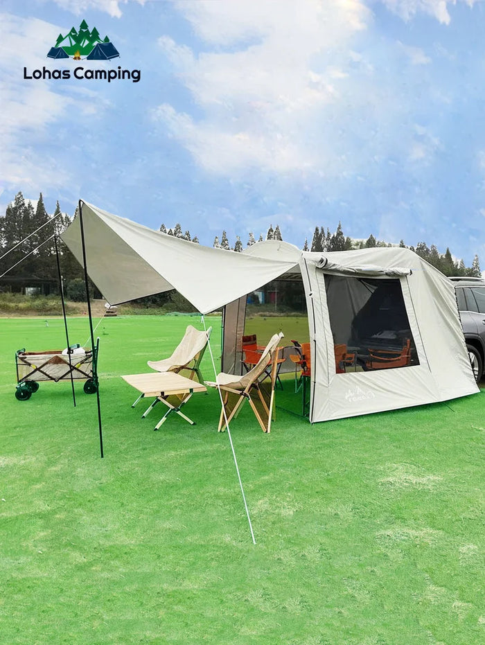 Lohascamping SUV Achterklep Tent – Waterdichte Car Docking Tent voor 3–4 Personen