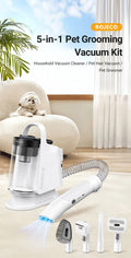 ROJECO 5-in-1 Huisdier Grooming Stofzuiger Kit