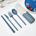 Herbruikbare Bestekset met Chopsticks – Travel Set met Doos voor Onderweg