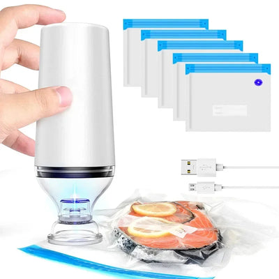 Elektrische Vacumeermachine Handheld Voorkomt Voedselverspilling en Behoudt Versheid