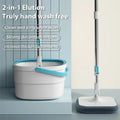 360° Draaibare Platte Mop met Automatische Uitwringing