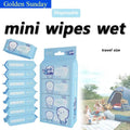 Mini Hand- en Monddoekjes, Directe Hygiëne voor Onderweg, 8 Packs
