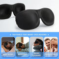 3D Traagschuim Slaapmasker — 100% lichtblokkerend