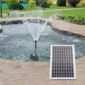 Solar Waterpomp Fontein voor Tuinvijvers Zelfvoorzienend IP68 Duurzaam Zwart