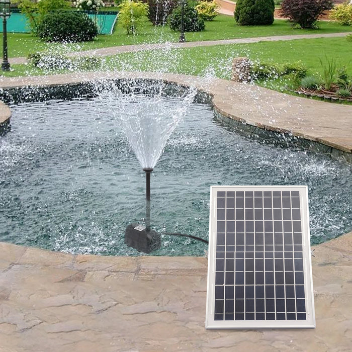 Solar Waterpomp Fontein voor Tuinvijvers Zelfvoorzienend IP68 Duurzaam Zwart