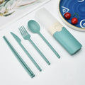 Herbruikbare Bestekset met Chopsticks – Travel Set met Doos voor Onderweg
