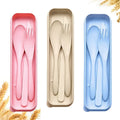 Herbruikbare Bestekset met Opbergdoos – Eco Travel Set Lepel, Vork & Mes