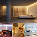 Waterdichte COB LED-strip 220V, Flexibele Verlichting voor Tuin en Woning