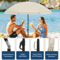 WOLTU Strandparasol – UV-Beschermende & Waterdichte Parasol (In Hoogte Verstelbaar)