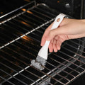 BBQ Grillborstel met V-vormige Schraper voor Moeiteloze Reiniging