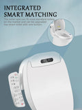 Smart Toiletbril met Bidet &amp; Verwarming – Automatische Deksel, Warm Water en Droogfunctie