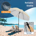 WOLTU Strandparasol – UV-Beschermende & Waterdichte Parasol (In Hoogte Verstelbaar)