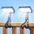 Buitenlamp 92-LED met Bewegingssensor, Flexibel Ontwerp voor Veiligheid, 2 Stuks