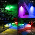 Solar Spotlight 9 LED Tuinverlichting Waterdicht voor Donkere Tuinpaden