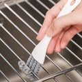 BBQ Grillborstel met V-vormige Schraper voor Moeiteloze Reiniging
