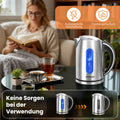 Aigostar King Waterkoker 1,7L – 2200W RVS Waterkoker met LED Verlichting