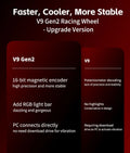 PXN V9 Gen2 Racing Stuur – Gaming Steering Wheel met Pedalen (PS4, Xbox, PC)