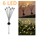 Solar Firefly Garden Lights Waterproof Swaying Decor for Dark Pathways