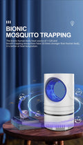 USB Muggenlamp met Zuigkracht – LED Mosquito Killer met UV Licht