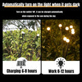 Solar Firefly Garden Lights Waterproof Swaying Decor for Dark Pathways