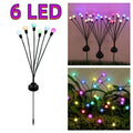 Solar Firefly Garden Lights Waterproof Swaying Decor for Dark Pathways