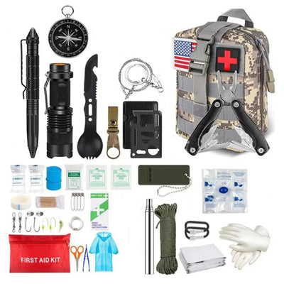 Survival EHBO Kit – Complete Noodset met Molle Tas voor Outdoor & Thuis