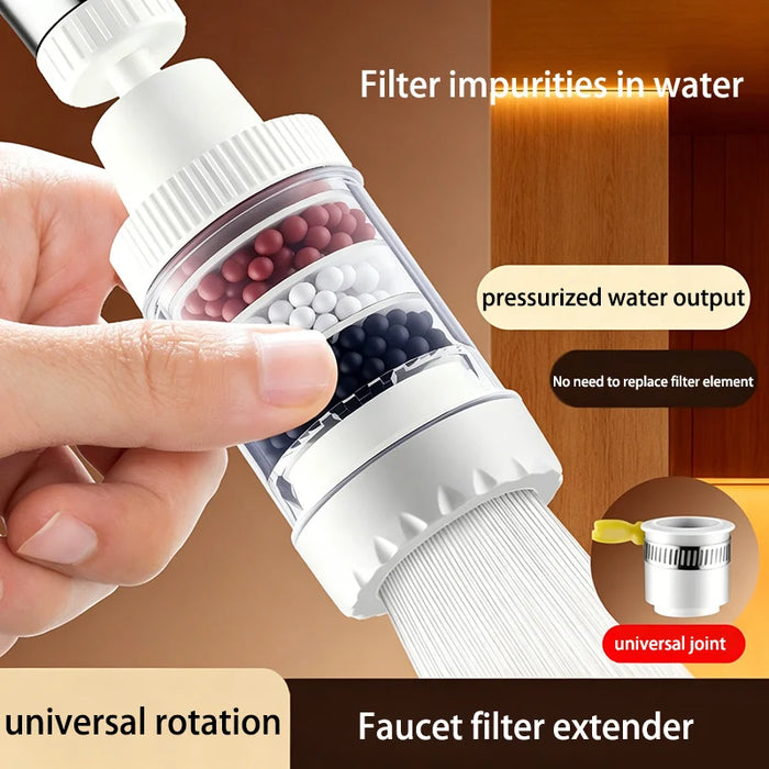 Universele Keukenkraan Extender, Anti-Spat Filter Mondstuk voor Schoner Water