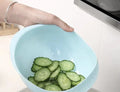 Multifunctionele Afgiemand met Handvat – Rijst-, Fruit- en Keuken Zeef