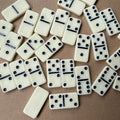 Dubbel Zes Domino Spelset Voorkomt Verveling voor Reis en Familie
