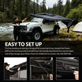 Younghunter 360° Foxwing SUV Luifel – Vrijstaande Glamping Dakluifel met Verlichting