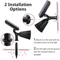 Solar Spotlight 9 LED Tuinverlichting Waterdicht voor Donkere Tuinpaden