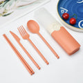 Herbruikbare Bestekset met Chopsticks – Travel Set met Doos voor Onderweg