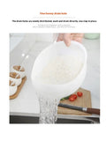 Multifunctionele Afgiemand met Handvat – Rijst-, Fruit- en Keuken Zeef