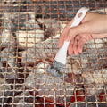 BBQ Grillborstel met V-vormige Schraper voor Moeiteloze Reiniging