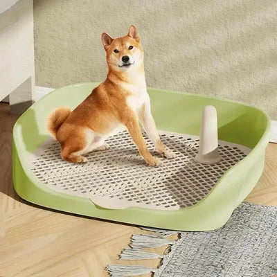 Indoor Hondentoilet met Trainingsmat Houder voor Kleine Honden en Katten