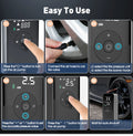 Draadloze Bandcompressor met Digitale Display voor Auto en Fiets