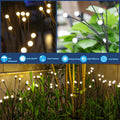 Solar Firefly Garden Lights Waterproof Swaying Decor for Dark Pathways