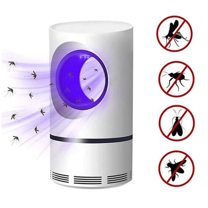 USB Muggenlamp met Zuigkracht – LED Mosquito Killer met UV Licht