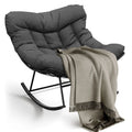 Outdoor Papasan Schommelstoel, Weerbestendige Loungezit voor Balkon en Tuin